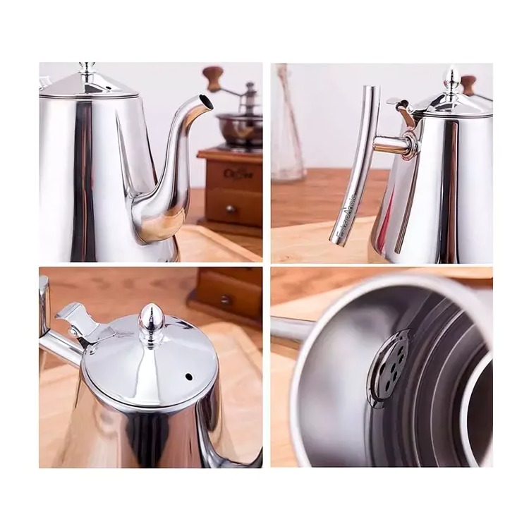 TETERA INFUSOR ACERO INOXIDABLE PARA TE  Y INFUSIONES 1 LITRO - 4