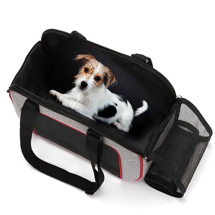 BOLSO TRANSPORTADORA PARA PERRO Y GATO PORTATIL PLEGABLE - 1