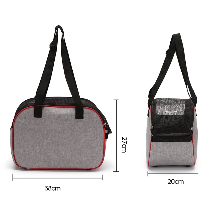 BOLSO TRANSPORTADORA PARA PERRO Y GATO PORTATIL PLEGABLE - 4