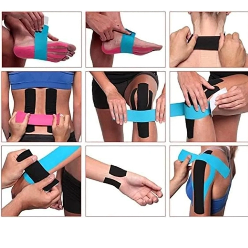 PACK X3 CINTA KINESIOTAPE PARA LESIONES MUSCULARES FISIO 5CMX5M - 6