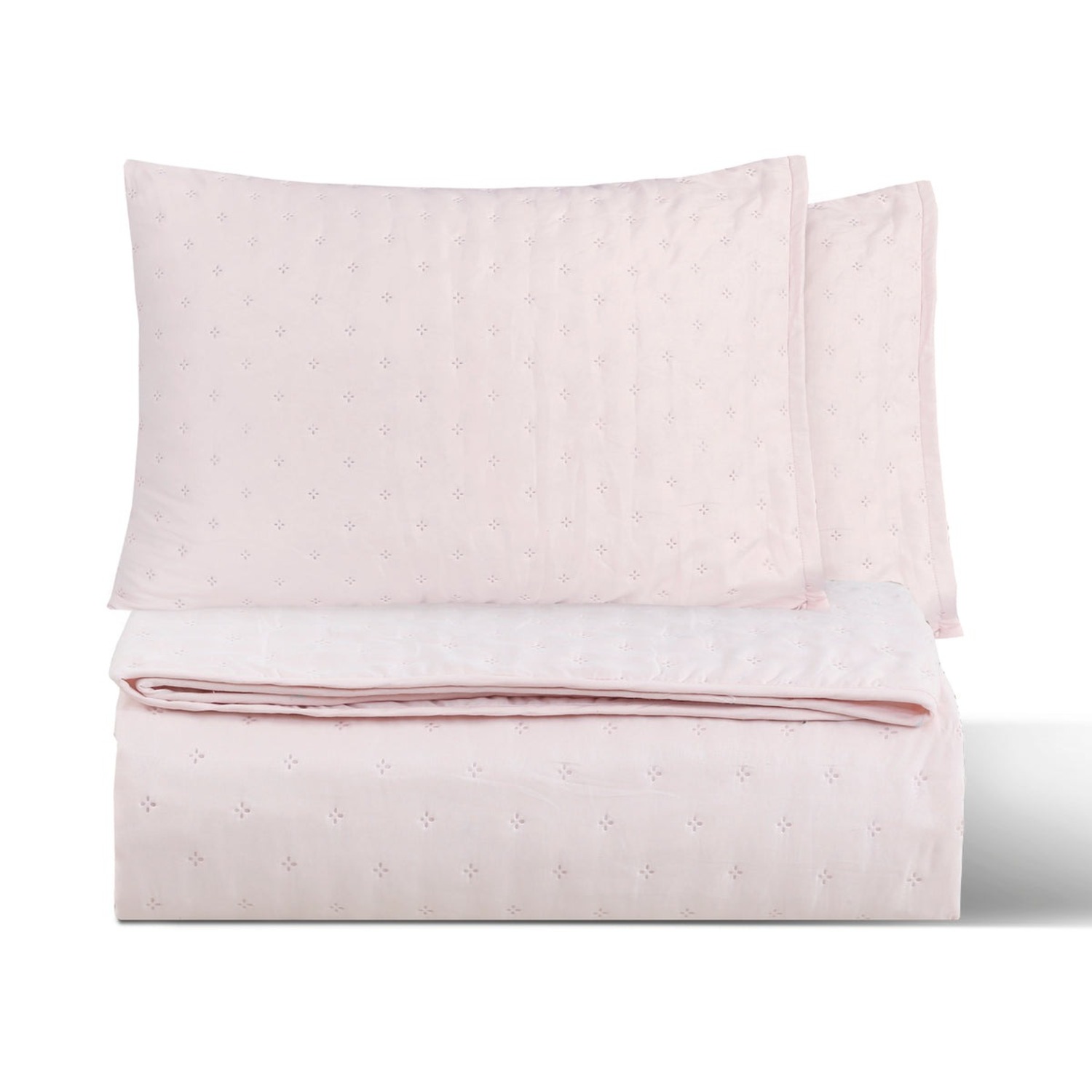 CUBRECAMA QUILT REVERSIBLE KING 250 X 240 CM COLOR ROSA DELUX COLLECTION MARTINE - 2
