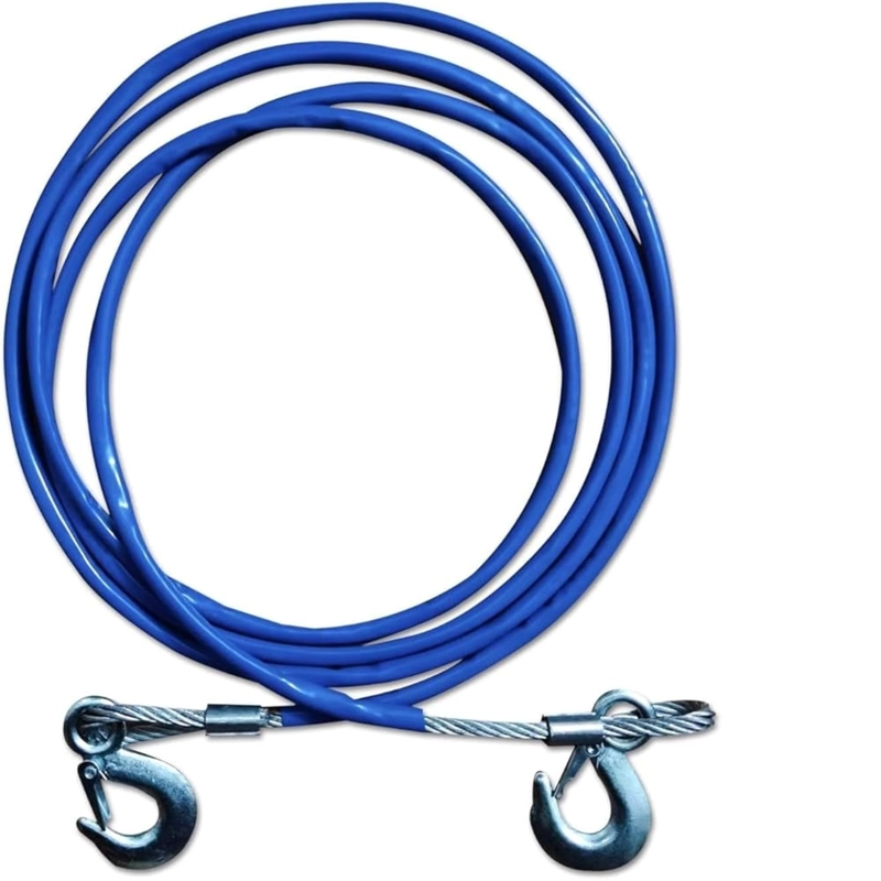 CABLE DE REMOLQUE AUTO PIOLA ACERO 2000KGS 6MM X 4M - 3