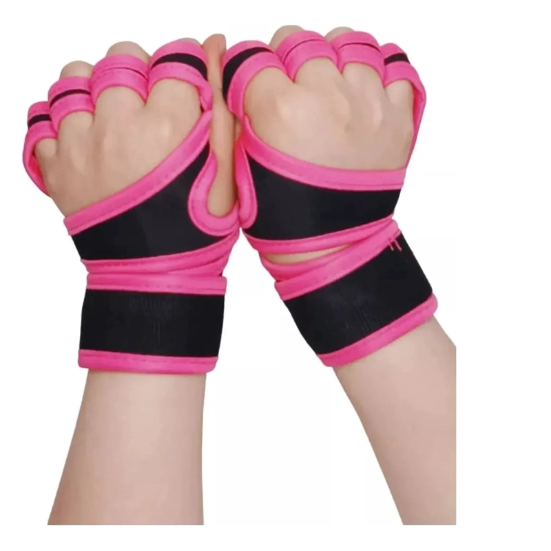 GUANTES CALLERAS PROTECTORAS MANOS LEVANTAMIENTO PESAS BARRA - 3