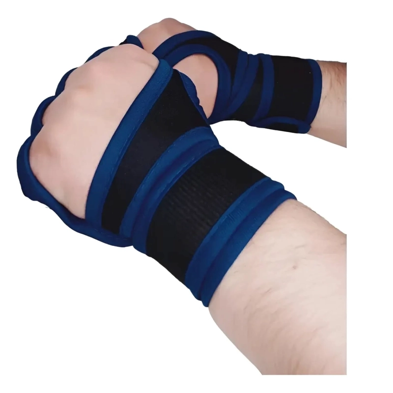 GUANTES CALLERAS PROTECTORAS MANOS LEVANTAMIENTO PESAS BARRA - 4