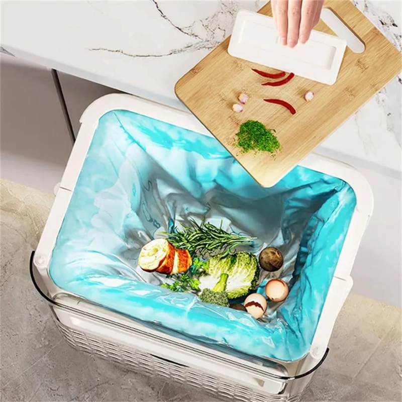 BOTE DE BASURA COLGANTE PARA COCINA MONTADO EN PARED - 3
