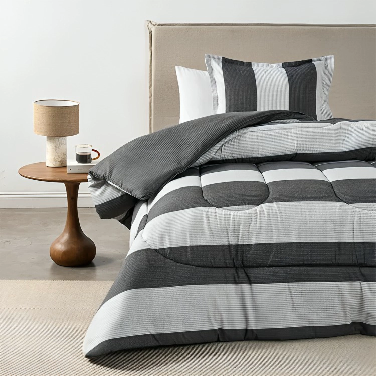 PLUMON ESTAMPADO 1.5 PLAZAS / NOIR – CANNON - 1