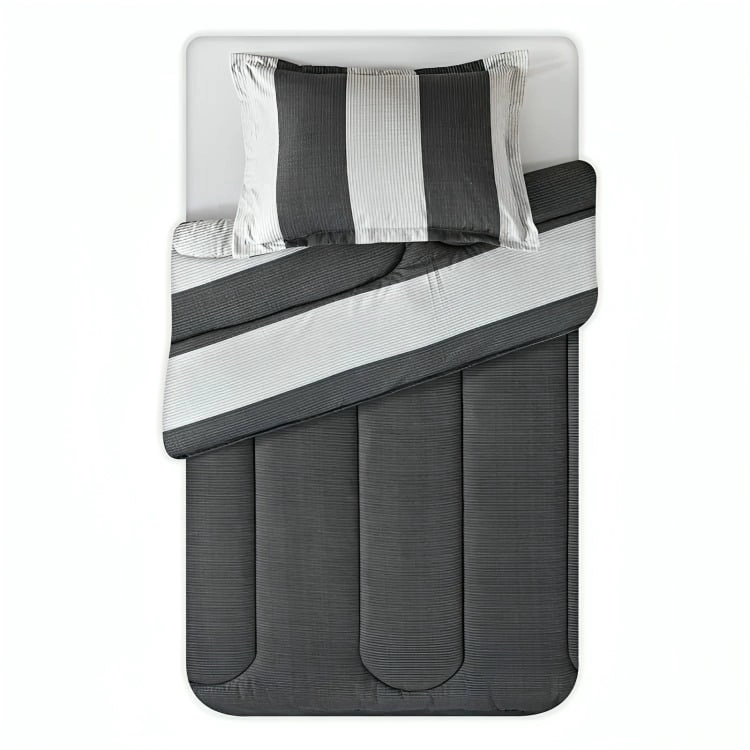 PLUMON ESTAMPADO 1.5 PLAZAS / NOIR – CANNON - 2
