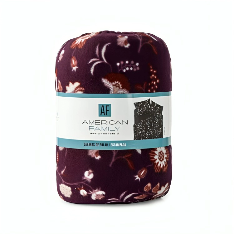 SABANA DE POLAR ESTAMPADA 1 PLAZA / ABA – AMERICAN FAMILY - 2
