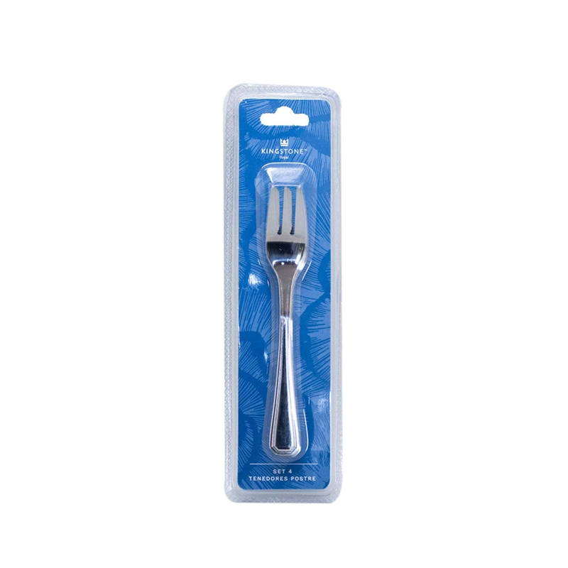 SET 4 TENEDORES POSTRE YORK KINGSTONE 2.0MM - 1