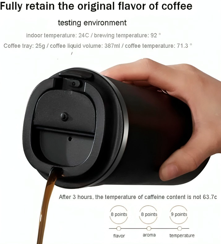 VASO TERMICO PARA CAFE 380ML - 1