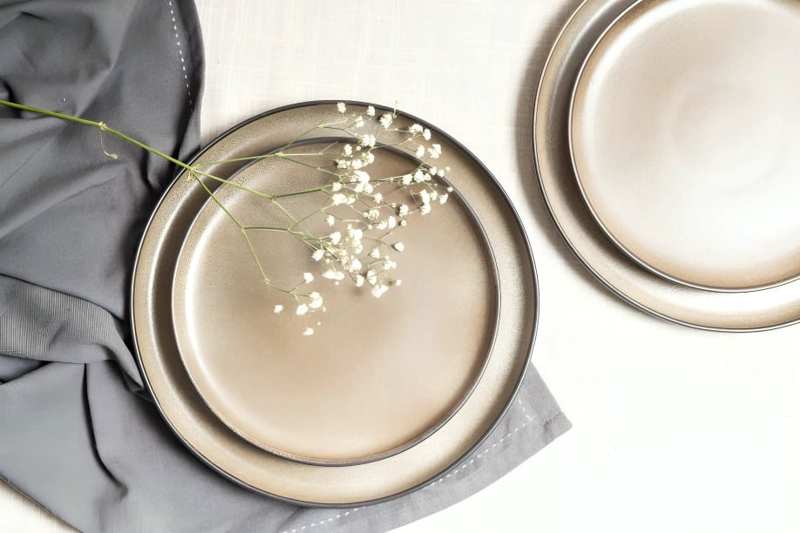 PLATO 21 CM CERAMICA GRES - 3