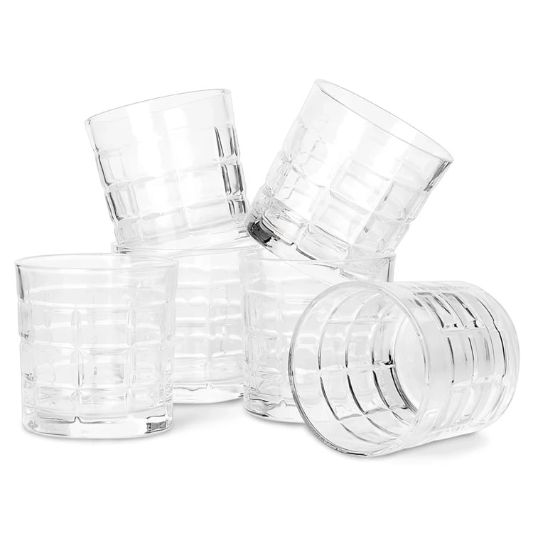 SET HIELERA CON VASOS DE VIDRIO CUBO DE HIELO CON ASA Y VASOS - 2