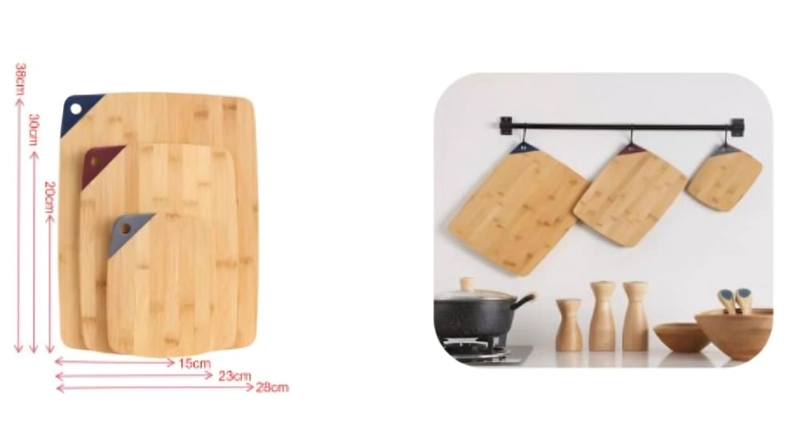 JUEGO DE TABLAS DE COCINA TABLA DE CORTAR MADERA - 2