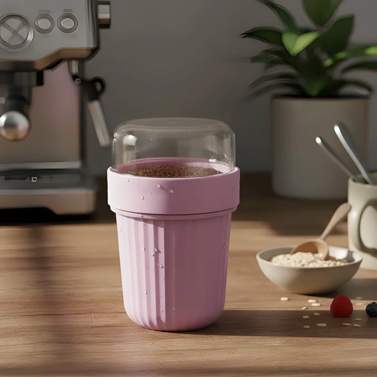 VASO SNACK 340ML KEEP ROSA - 1