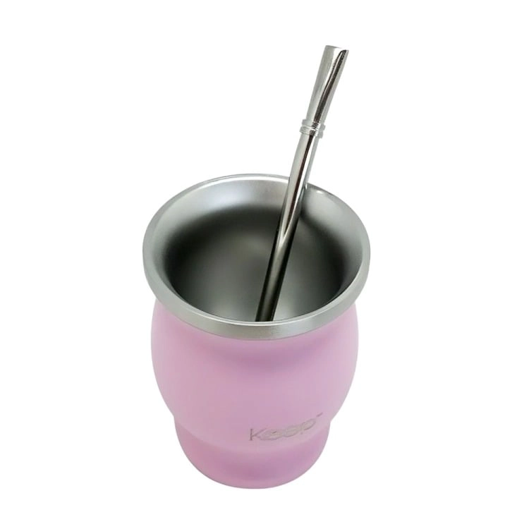 MATE CAJA HAMMERED 300 ML KEEP VERDE - 1