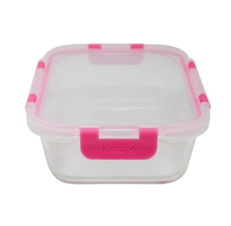 CONTENEDOR HERME TICO KEEP CUADRADO GLASS 2200 ML (COLOR AL AZAR) - 2