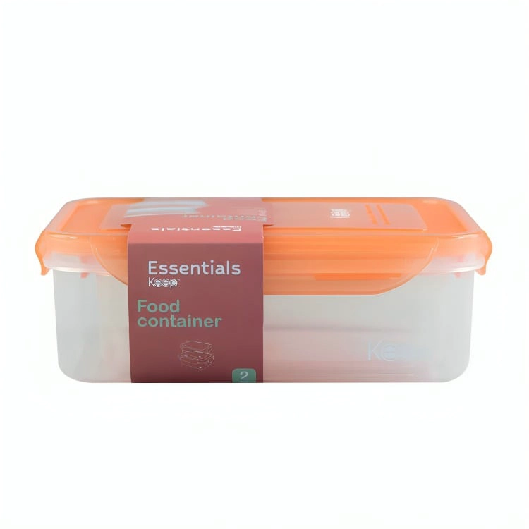 SET 2  CONTENEDOR DE ALIMENTOS HERME TICOS APILABLES KEEP - 1