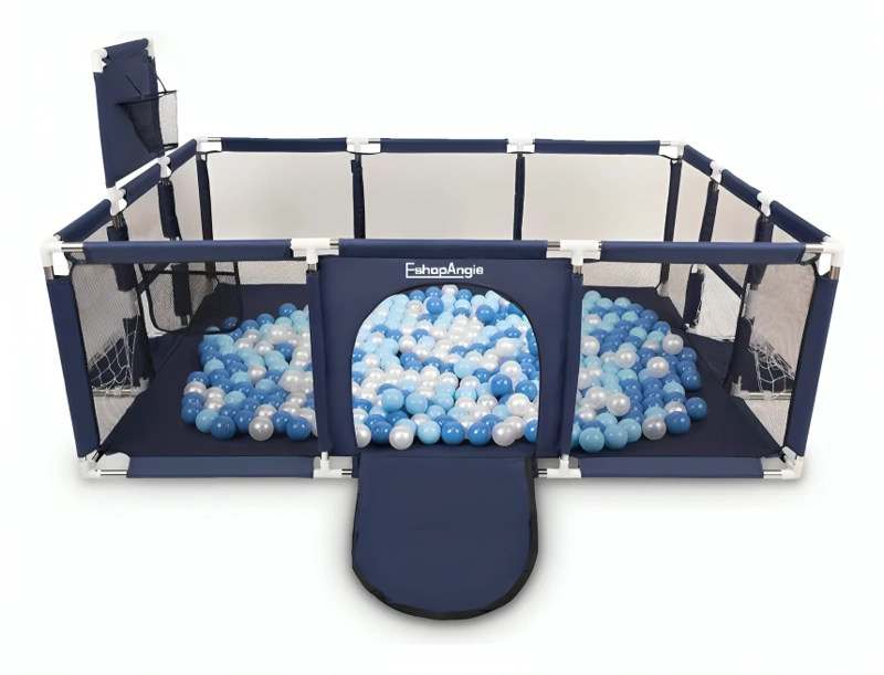 CORRAL SEGURIDAD BEBES CON ARO DE BASKET 180CM SIN PELOTAS - 2
