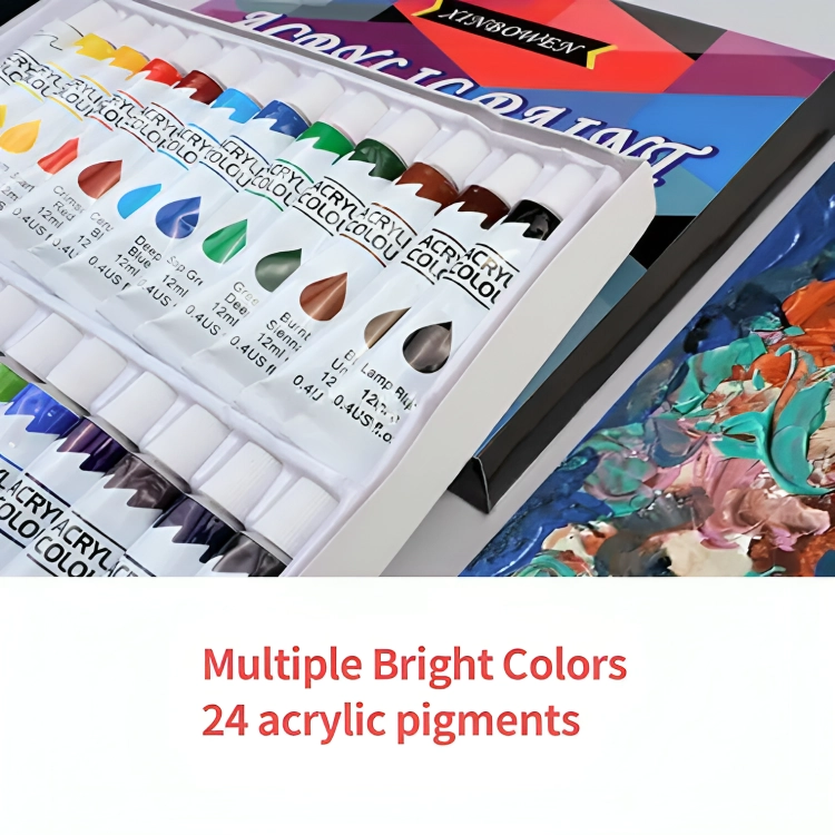 SET DE ARTE 39 PZS PARA NIÑOS KIT PARA PINTAR ATRIL PINTURA - 1