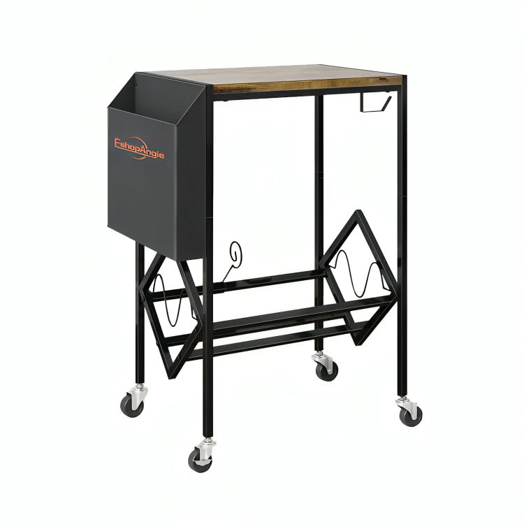 MESA DE SOPORTE TOCADISCOS Y ALMACENAMIENTO DE VINILOS - 1