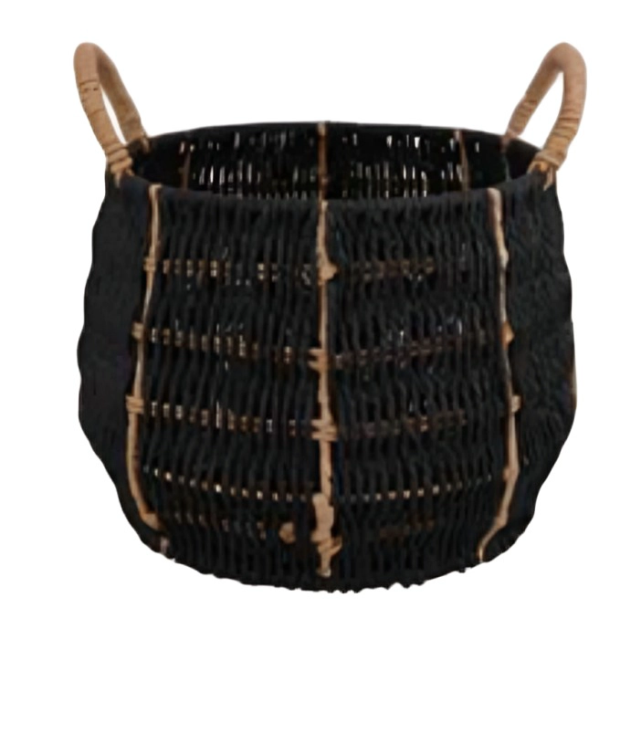 CANASTO CESTA RATTAN 34X34X30 CM WAYU - 1