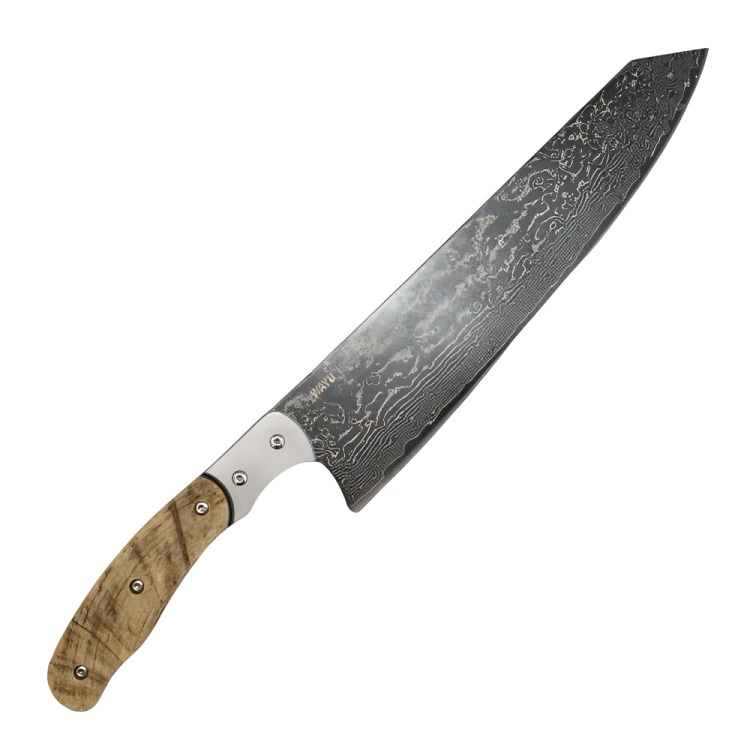 CUCHILLO CAVEMAN DAMASCUS WAYU - 3