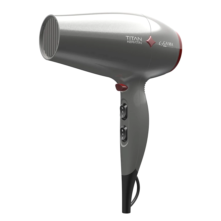 SECADOR GA.MA TITAN KERATIN | BRILLO SUPERIOR EN GRIS - 1