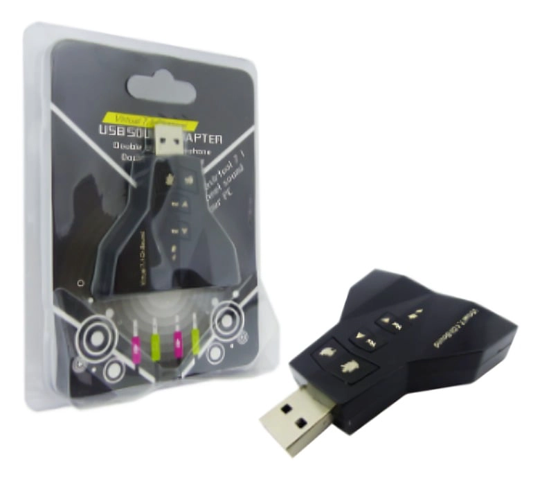 GENÉRICO ADAPTADOR 7.1 AUDIO DOBLE A USB