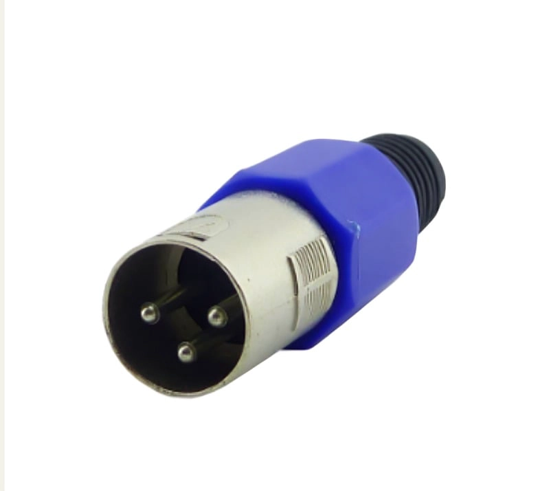 PACK 4 CONECTOR CANON MACHO XLR ALTA CALIDAD - 2