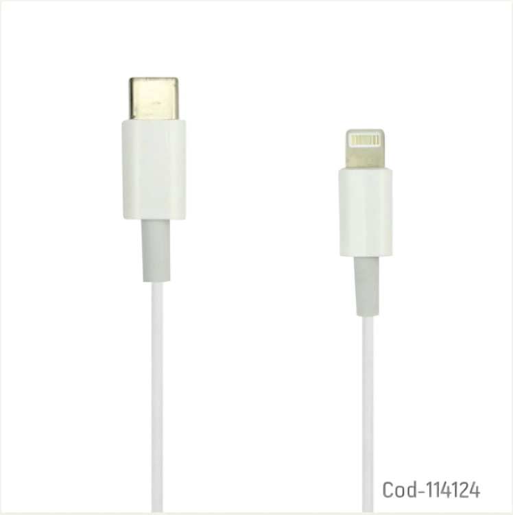 CABLE TIPO IPHONE A USB SUPER CARGA RAPIDA 5A - 1