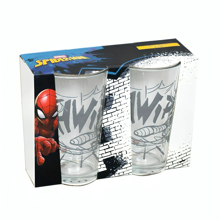SET DE 2 VASOS SPIDER-MAN PELICULA YA - 2