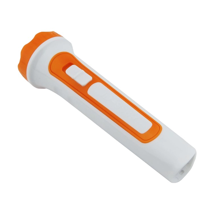 LINTERNA LED PARA 2 PILAS AA NO INCLUIDAS NARANJA - 2