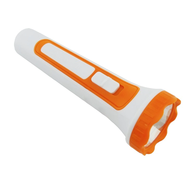 LINTERNA LED PARA 2 PILAS AA NO INCLUIDAS NARANJA - 3