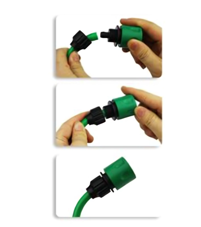 PACK  5  CONECTOR RAPIDO ACOPLES MANGUERA MACHO/HEMBRA  HY3585 - 1