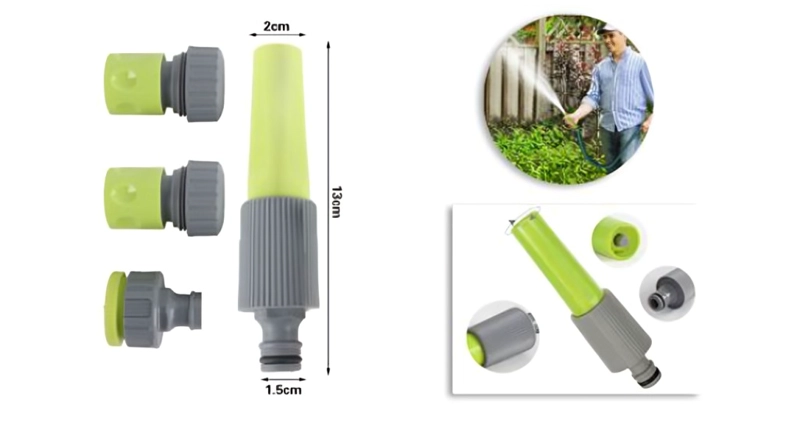 PACK 2 SET DE PISTOLA DE RIEGO PARA JARDIN HY3578 - 1