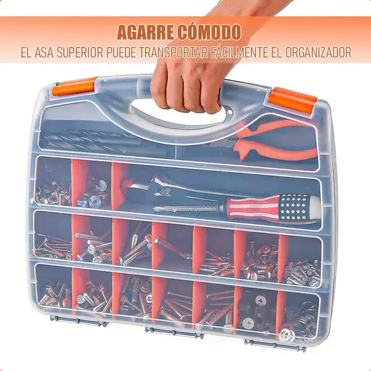 CAJA ORGANIZADORA DE TORNILLOS CAJA PARA HERRAMIENTAS CAJA 38CM - 2
