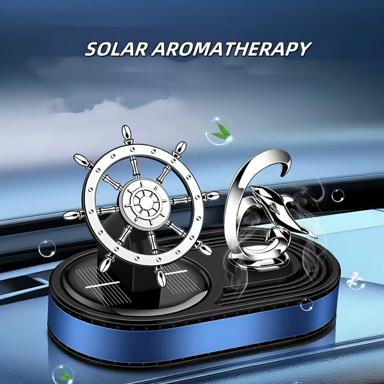 AMBIENTADOR SOLAR PARA AUTO FORMA TIMON Y ANCLA FRAGANCIAS FRANCESAS - 2