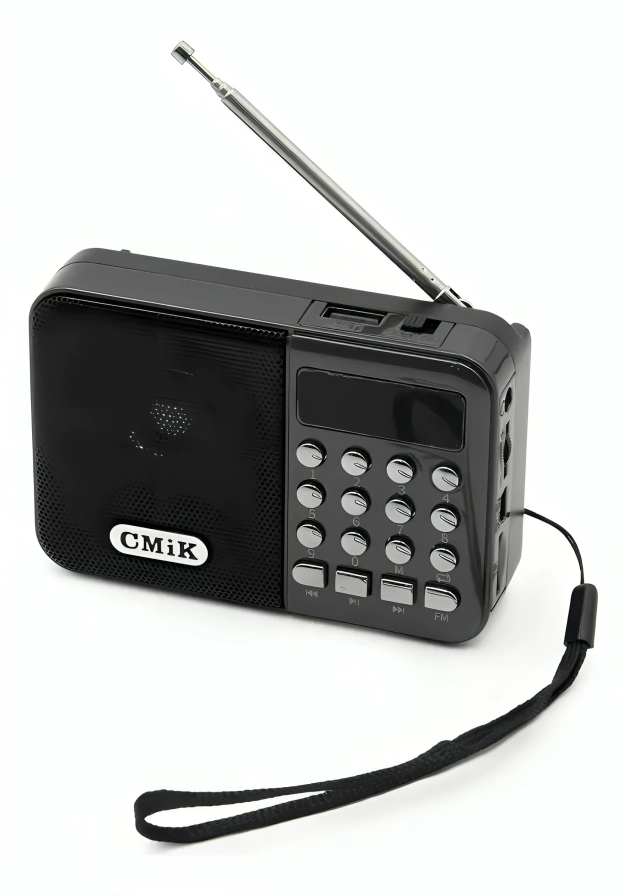 MINI RADIO DIGITAL CMIK BLUETOOTH USB SD PORTATIL MP3 FM - 2