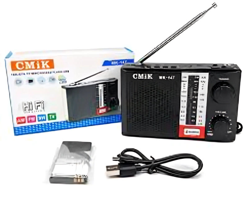 RADIO PARLANTE ANALOGICO PORTABLE CMIK MK-938 AM/FM/SW USB - 1