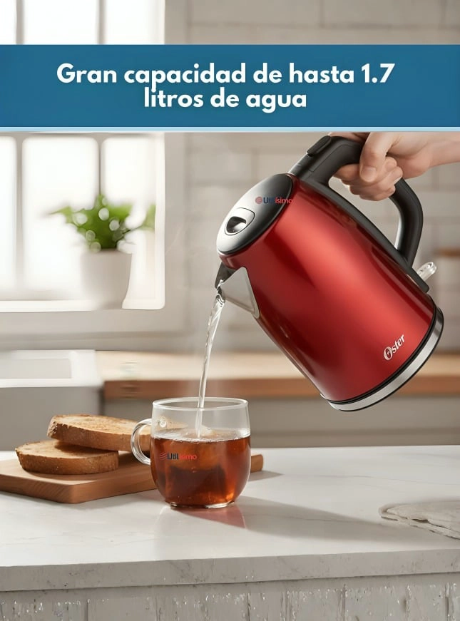 HERVIDOR ELE CTRICO OSTER®  1700 ML  BVSTKT673CR - 1