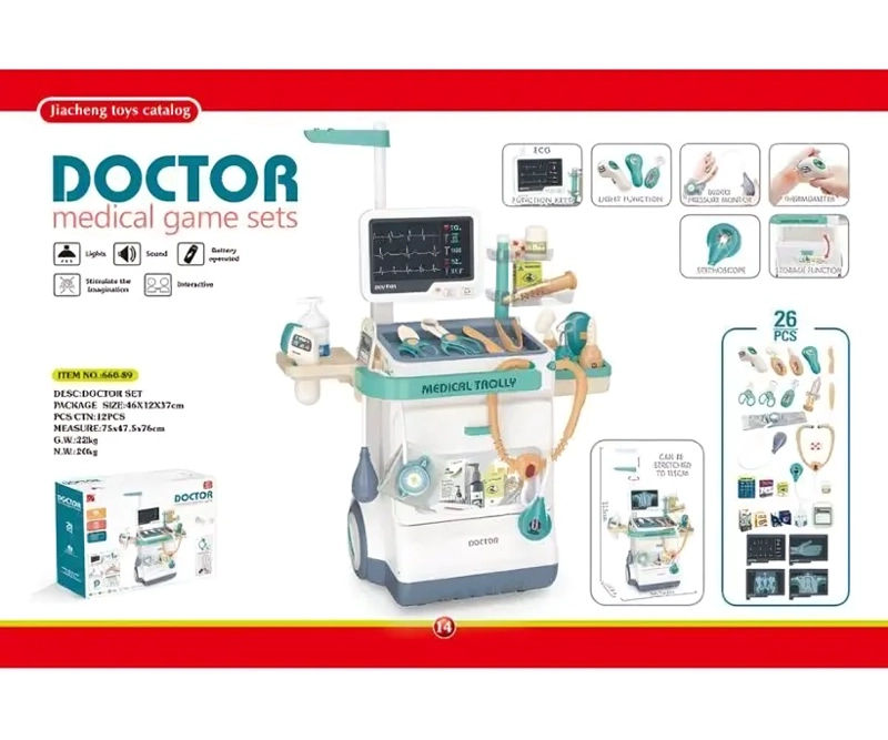 SET DE DOCTOR 26 PIEZAS INTERACTIVO - 1