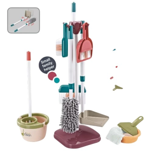SET DE LIMPIEZA INFANTIL 23 PIEZAS CON ASPIRADORA A PILAS - 2