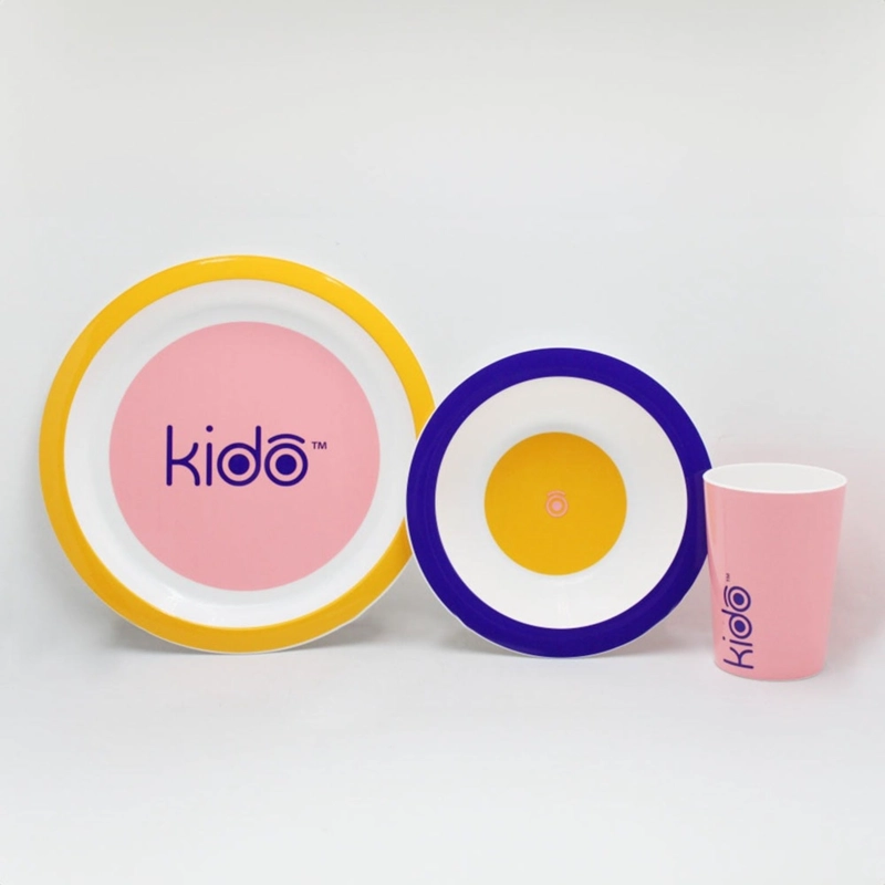 SET DESAYUNO 3 PCS KIDO ROSADO - 2