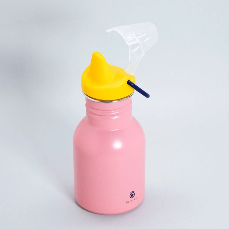 BOTELLA METALICA MANGO 355 ML KIDO ROSADO - 2
