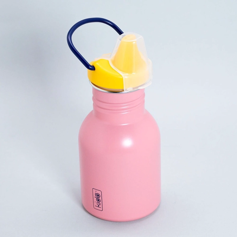 BOTELLA METALICA MANGO 355 ML KIDO ROSADO - 3