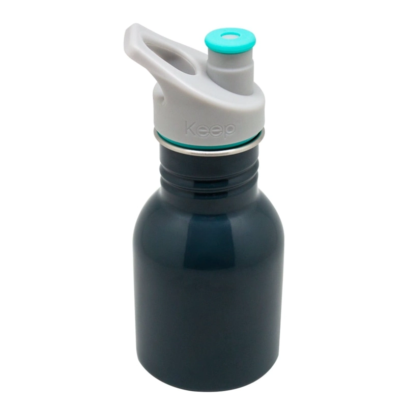 BOTELLA METALICA 335ML KEEP KIDO NEGRO - 3