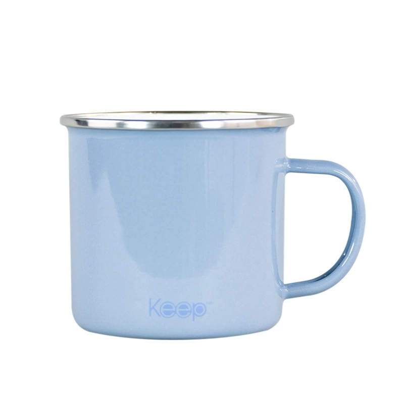 MUG METALICO 16OZ KEEP CELESTE - 1
