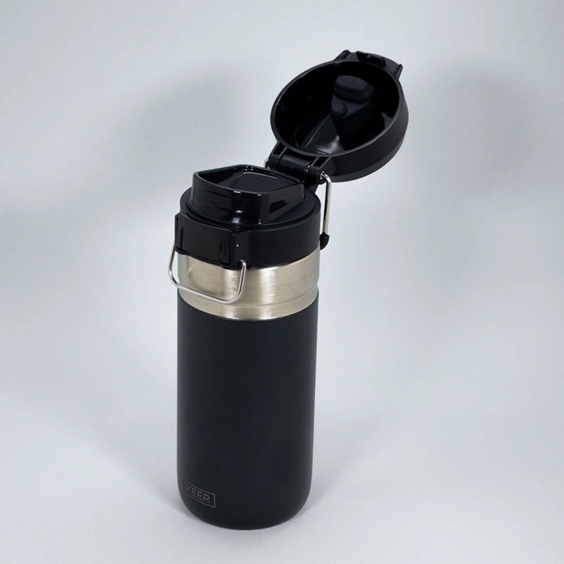 MUG TAKE AWAY TERMICO 500ML KEEP NEGRO - 3