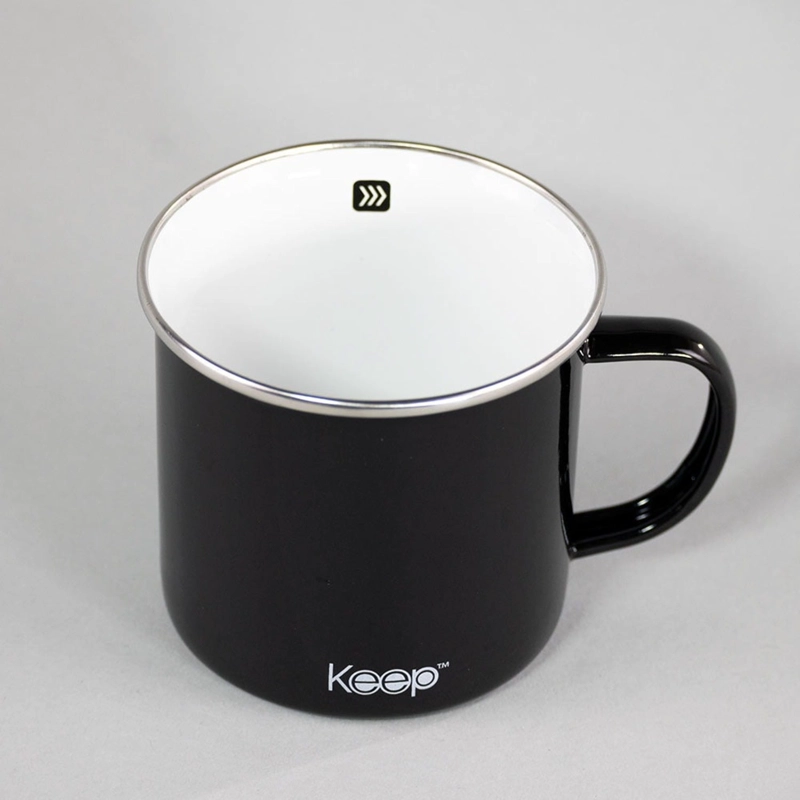 MUG METALICO 16OZ KEEP NEGRO - 2