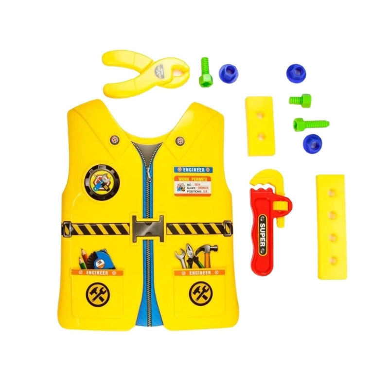 PACK X3 DISFRAZ DE CONSTRUCTOR - 2